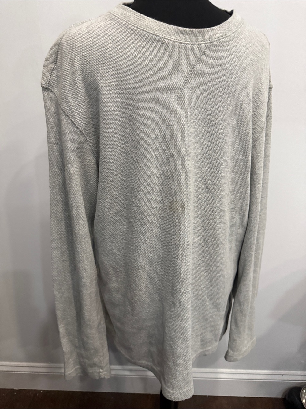 St. John's Bay Light Gray Men's Crewneck Sweater